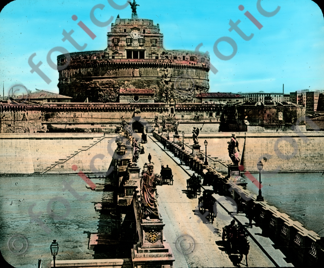 Die Engelsburg | Castel Sant&#039;Angelo - Foto foticon-simon-107-005.jpg | foticon.de - Bilddatenbank für Motive aus Geschichte und Kultur
